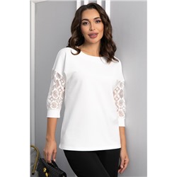 Джемпер В гармонии с собой НЬЮ (молочный) Б14117-48М